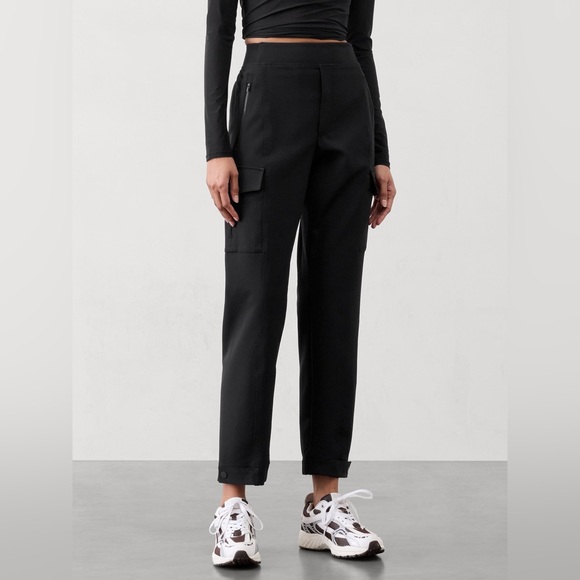 Athleta Pants - Athleta ENDLESS HIGH RISE CARGO PANT Black 8
